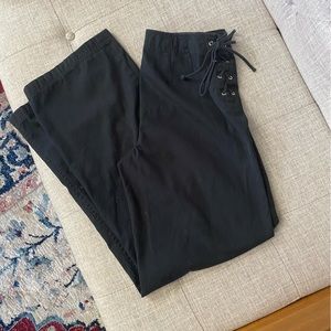 Vintage Ann Taylor Side-Tie Wide Leg Pant